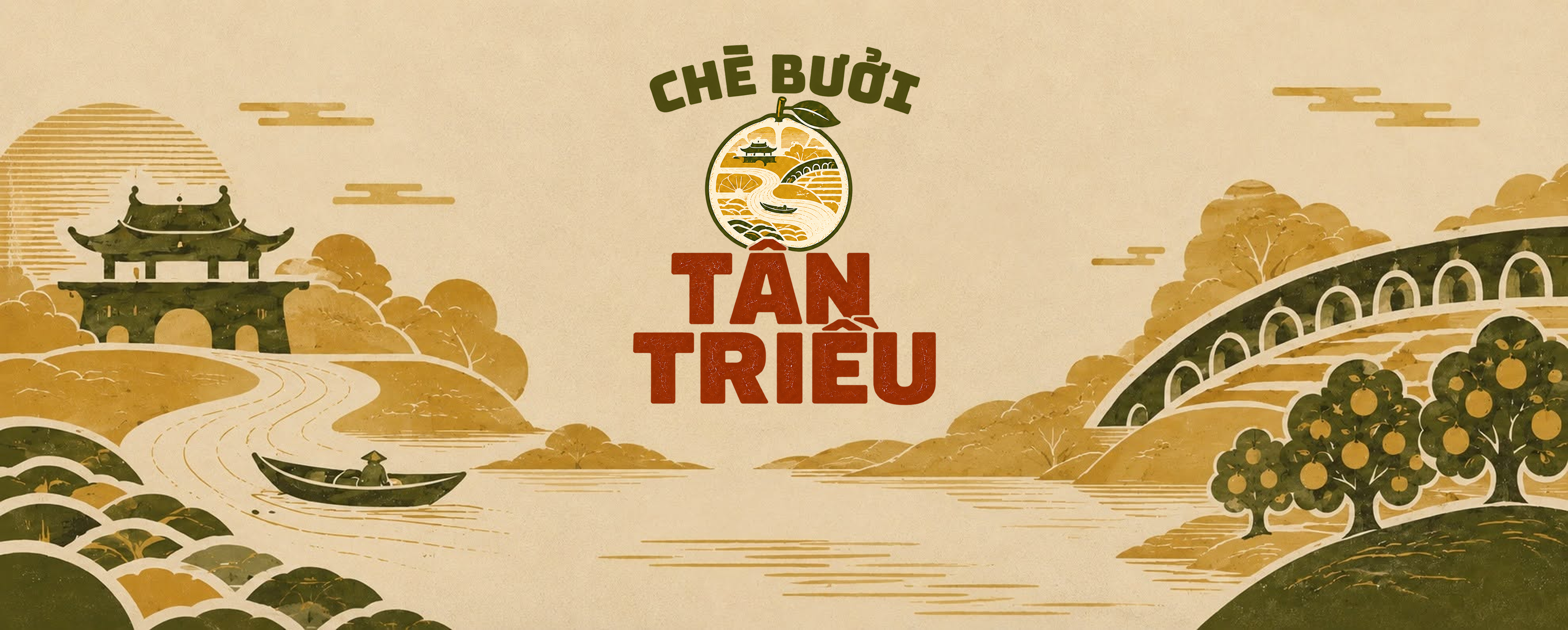 Minh họa dấu ấn văn hóa và cảnh sắc Tân Triều