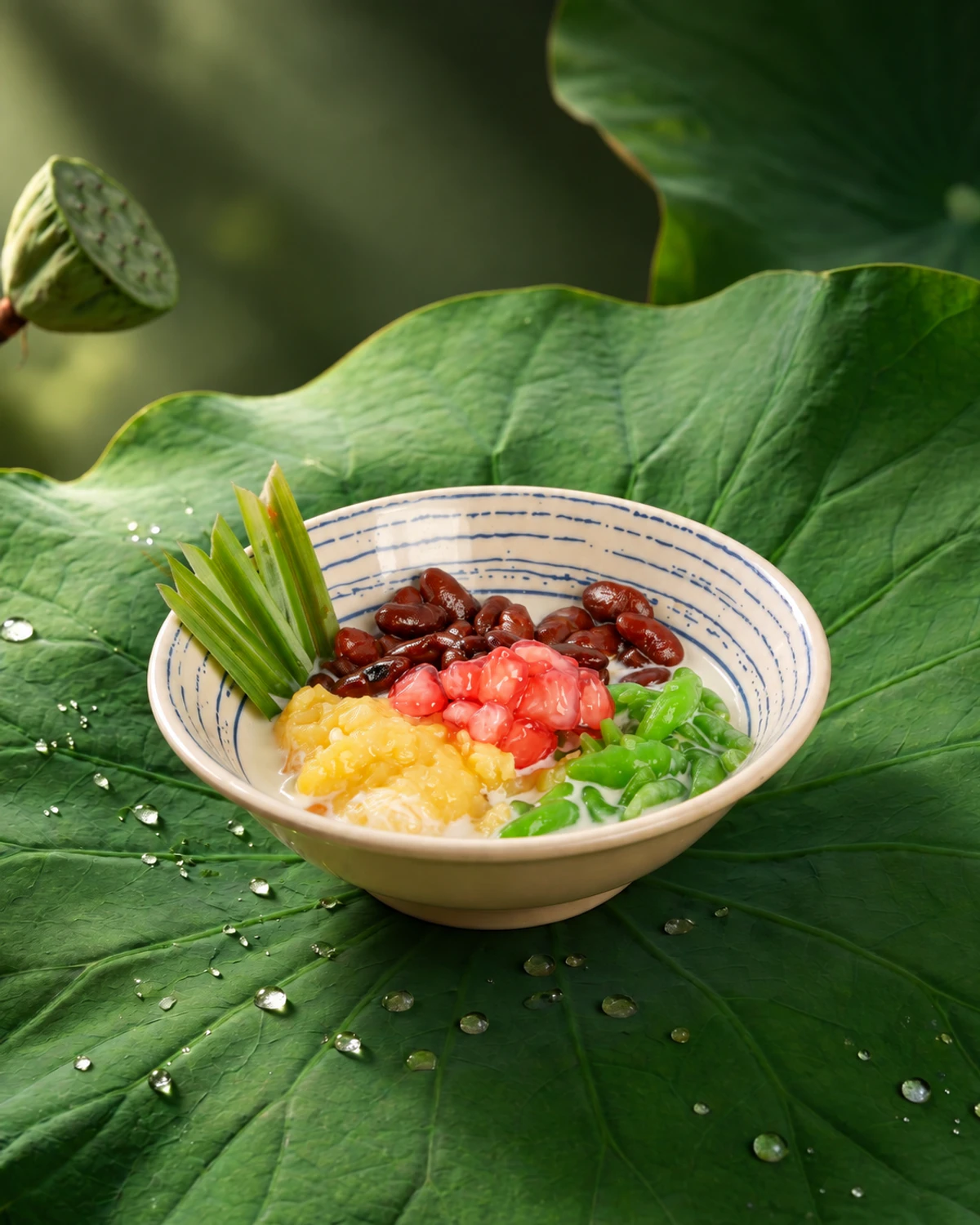 Chè đậu đỏ bắp